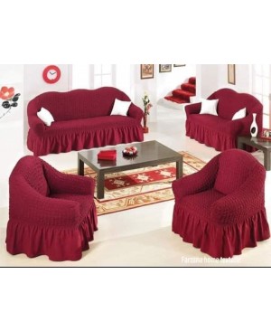 Solid Color Elastic Sofa Cover For Living Room